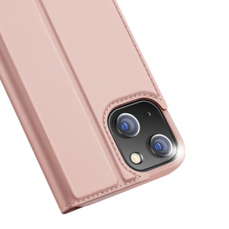 Dux Ducis Skin Pro Holster Flip Cover for iPhone 14 / 13 pink