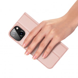 Dux Ducis Skin Pro Holster Flip Cover for iPhone 14 / 13 pink