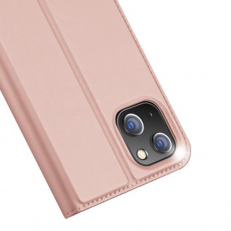 Dux Ducis Skin Pro Holster Flip Cover for iPhone 14 Plus pink