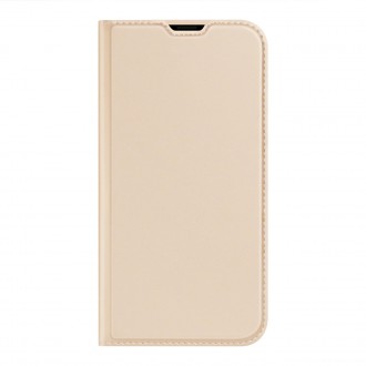 Dux Ducis Skin Pro Holster Flip Cover for iPhone 14 Plus gold