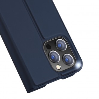 Dux Ducis Skin Pro holster cover flip cover for iPhone 14 Pro blue