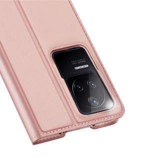 Dux Ducis Skin Pro Holster Cover Flip Cover for Xiaomi Poco F4 5G pink