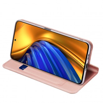 Dux Ducis Skin Pro Holster Cover Flip Cover for Xiaomi Poco F4 5G pink