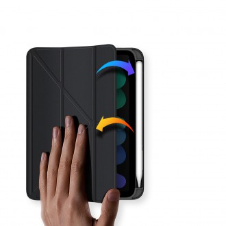 Dux Ducis Magi case for iPad mini 2021 smart cover with stand and storage for Apple Pencil black