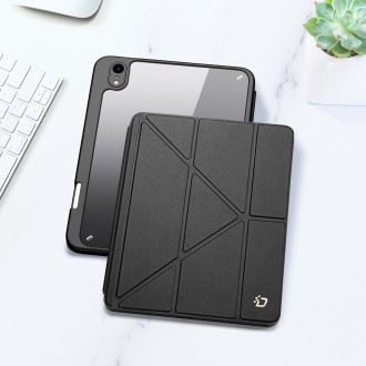 Dux Ducis Magi case for iPad mini 2021 smart cover with stand and storage for Apple Pencil black