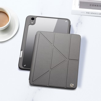 Dux Ducis Magi case for iPad mini 2021 smart cover with stand and storage for Apple Pencil gray