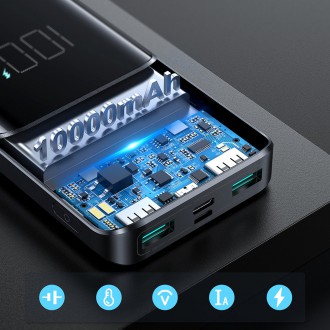 Joyroom power bank 15W 10000mAh PD QC3.0 AFC black (JR-T013)