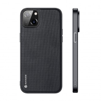 Dux Ducis Fino case cover nylon-covered iPhone 14 black