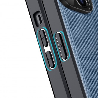 Dux Ducis Fino case cover iPhone 14 Plus blue nylon