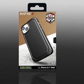 Raptic X-Doria Slim Case iPhone 14 back cover black