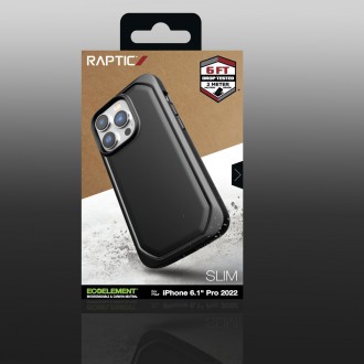 Raptic X-Doria Slim Case iPhone 14 Pro back cover black