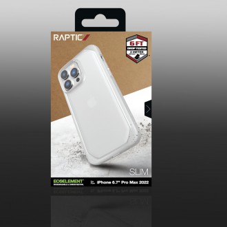 Raptic X-Doria Slim Case iPhone 14 Pro Max back cover transparent