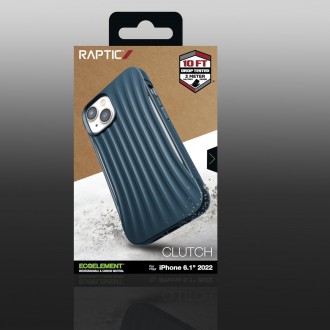 Raptic X-Doria Clutch Case iPhone 14 back cover blue