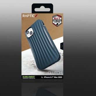 Raptic X-Doria Clutch Case iPhone 14 Plus back cover blue