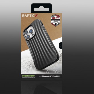 Raptic X-Doria Clutch Case iPhone 14 Pro back cover black