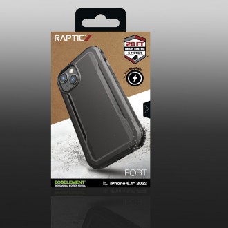 Raptic X-Doria Fort Case iPhone 14 case with MagSafe armored cover black