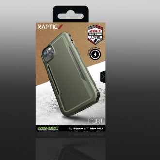 Raptic X-Doria Fort Case iPhone 14 Plus with MagSafe armored cover green