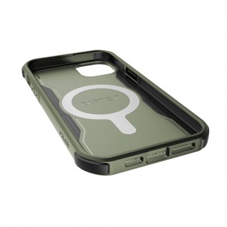 Raptic X-Doria Fort Case iPhone 14 Pro with MagSafe armored cover green