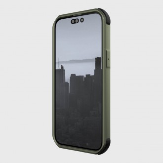 Raptic X-Doria Fort Case iPhone 14 Pro Max with MagSafe armored cover green