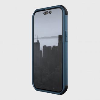 Raptic X-Doria Fort Case iPhone 14 Pro Max with MagSafe armored blue cover