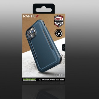 Raptic X-Doria Fort Case iPhone 14 Pro Max with MagSafe armored blue cover