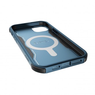 Raptic X-Doria Fort Case iPhone 14 Pro Max with MagSafe armored blue cover