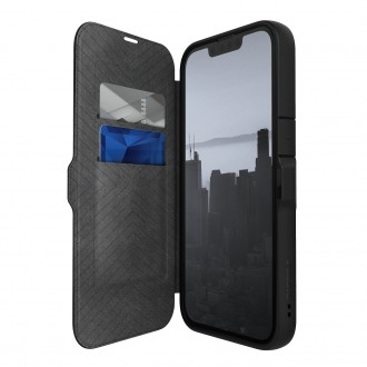 Raptic X-Doria Urban Folio Case iPhone 14 Flip Cover black