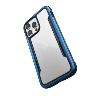 Raptic X-Doria Shield Case iPhone 14 Pro Max armored cover blue