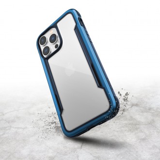 Raptic X-Doria Shield Case iPhone 14 Pro Max armored cover blue