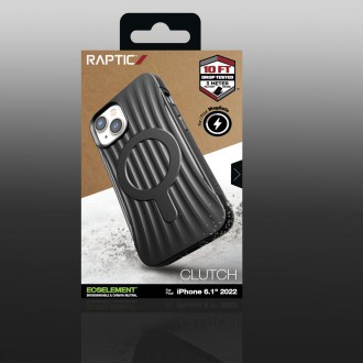 Raptic X-Doria Clutch Case iPhone 14 with MagSafe back cover black