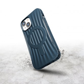 Raptic X-Doria Clutch Case iPhone 14 with MagSafe back cover blue