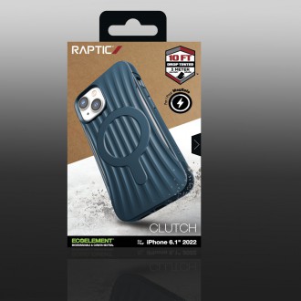 Raptic X-Doria Clutch Case iPhone 14 with MagSafe back cover blue