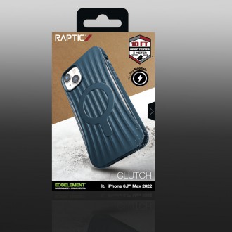 Raptic X-Doria Clutch Case iPhone 14 Plus with MagSafe back cover blue