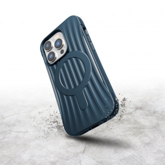 Raptic X-Doria Clutch Case iPhone 14 Pro with MagSafe back cover blue