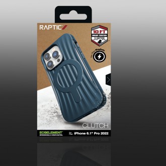 Raptic X-Doria Clutch Case iPhone 14 Pro with MagSafe back cover blue