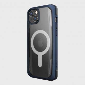 Raptic X-Doria Secure Case iPhone 14 with MagSafe armored blue cover