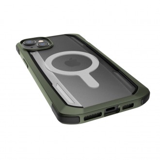 Raptic X-Doria Secure Case iPhone 14 with MagSafe armored cover green