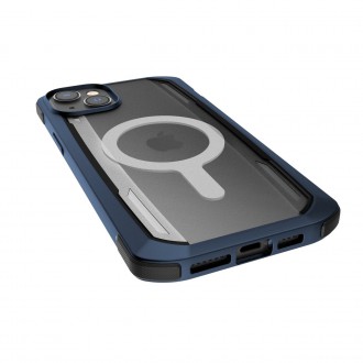 Raptic X-Doria Secure Case for iPhone 14 Pro with MagSafe armored cover blue