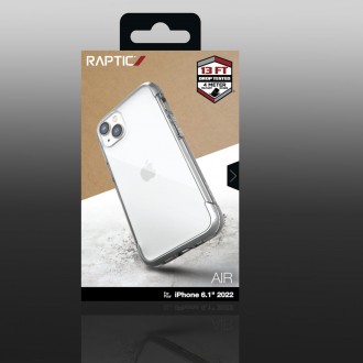 Raptic X-Doria Air Case iPhone 14 armored cover silver