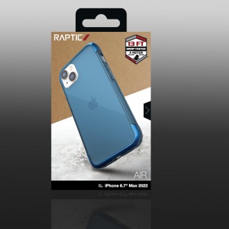 Raptic X-Doria Air Case for iPhone 14 Plus armored cover blue