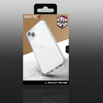 Raptic X-Doria Clear Case iPhone 14 Plus armored clear cover