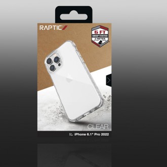 Raptic X-Doria Clear Case iPhone 14 Pro armored clear cover