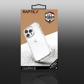 Raptic X-Doria Clearvue Case iPhone 14 Pro back cover clear