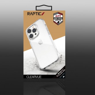 Raptic X-Doria Clearvue Case iPhone 14 Pro Max back cover clear