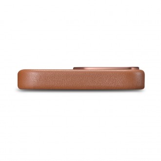 iCarer Case Leather Case Cover for iPhone 14 Pro Max Brown (WMI14220708-BN) (MagSafe Compatible)