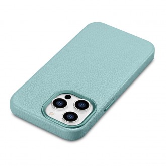 iCarer Litchi Premium Leather Case iPhone 14 Pro Max Magnetic Leather Case with MagSafe Green (WMI14220712-GN)