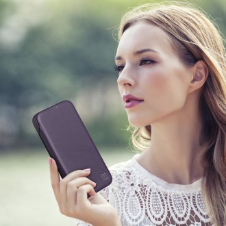 iCarer CE Premium Leather Folio Case iPhone 14 Pro Magnetic Flip Leather Folio Case MagSafe Dark Purple (WMI14220714-DP)