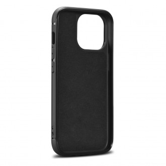 Originální kožené pouzdro iCarer Leather Oil Wax pro iPhone 14 Pro (kompatibilní s MagSafe) Hnědé (WMI14220718-BN)