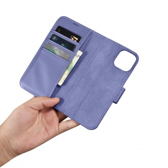 iCarer Wallet Case 2in1 Case iPhone 14 Leather Flip Cover Anti-RFID Light Purple (WMI14220725-LP)