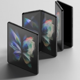 Ringke Dual Easy Film Front and Back Screen Protector for Samsung Galaxy Z Fold4 (D2E047)